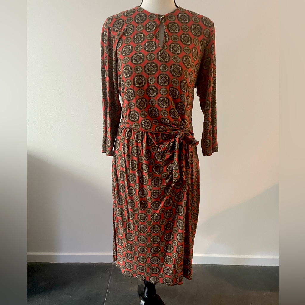 Worth Pattern 3/4 Sleeve Dress Small